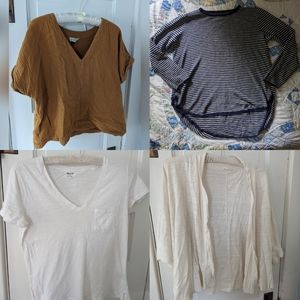 Minimalist Top Bundle Lou&Grey, Madewell, Eileen Fisher, Universal Thread Linen